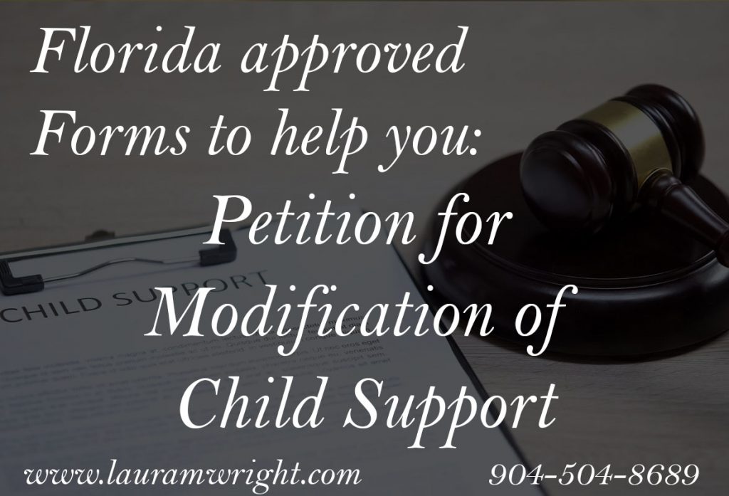 Child Support Modification forms